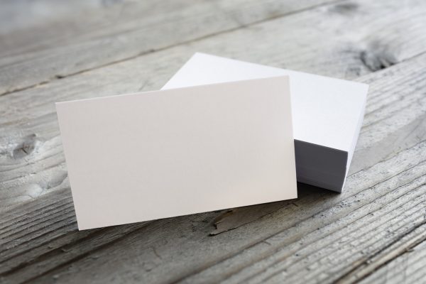 Business cards blank mockup